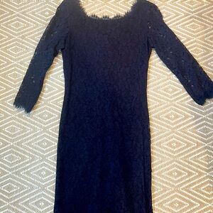 DVF lace dress